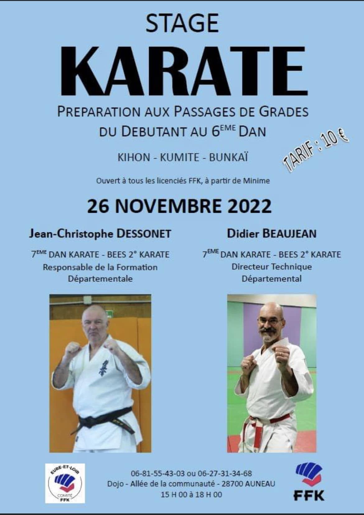 Stage avec Steven Da Costa — 17 décembre 2023