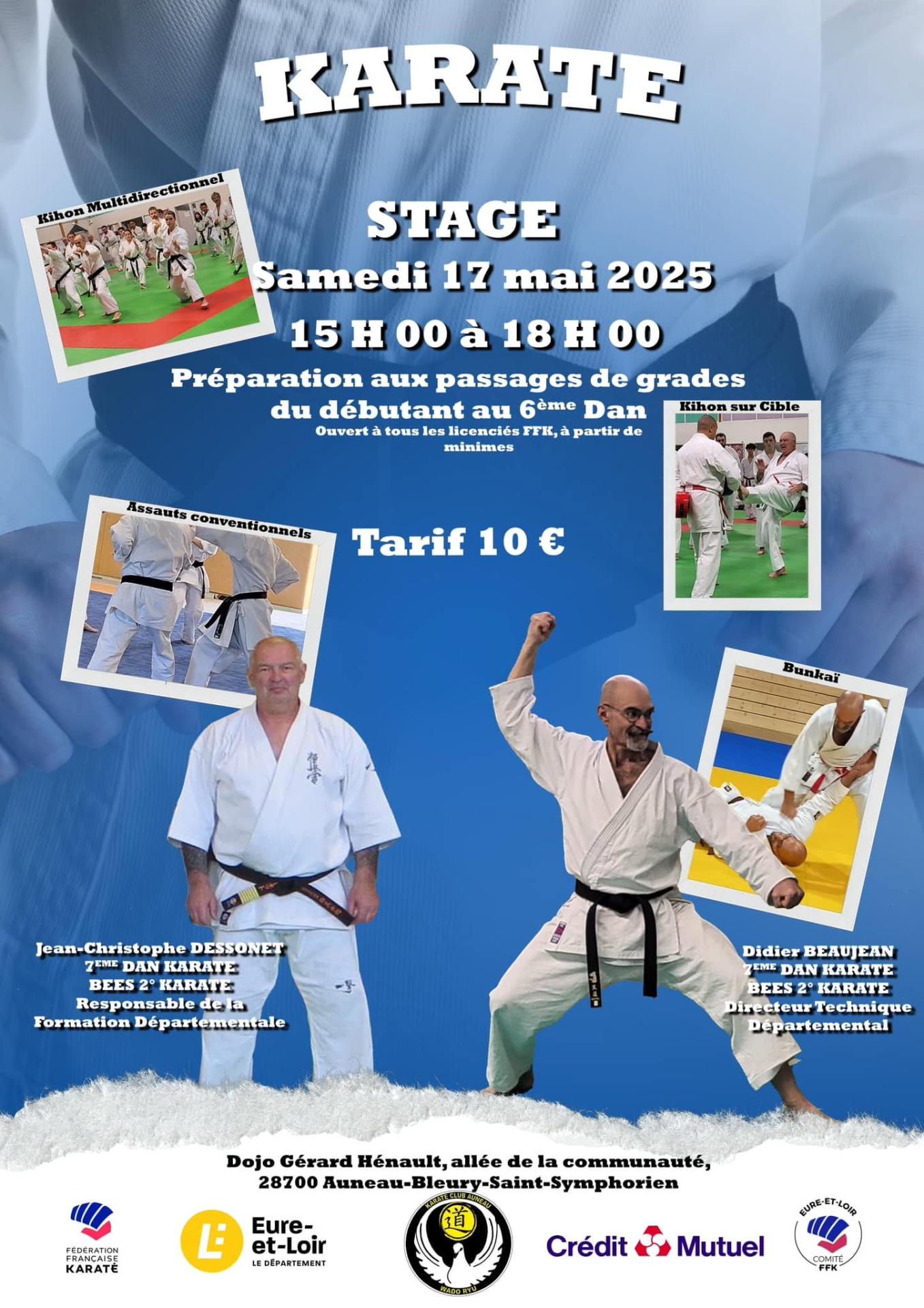 Stage de préparation aux passages de grades — 17 mai 2025